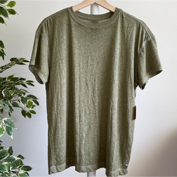 NEW Free People Keep Rolling Tee In Army - Picture 5 of 11
